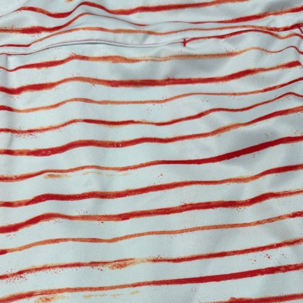 Coral Bay Golf Skort Womens S White Orange Striped Active - Picture 2 of 6